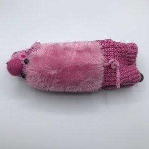 Keep Your Socks on! Anti-Skid Pink Faux Fur Size 4 - 10 NWT